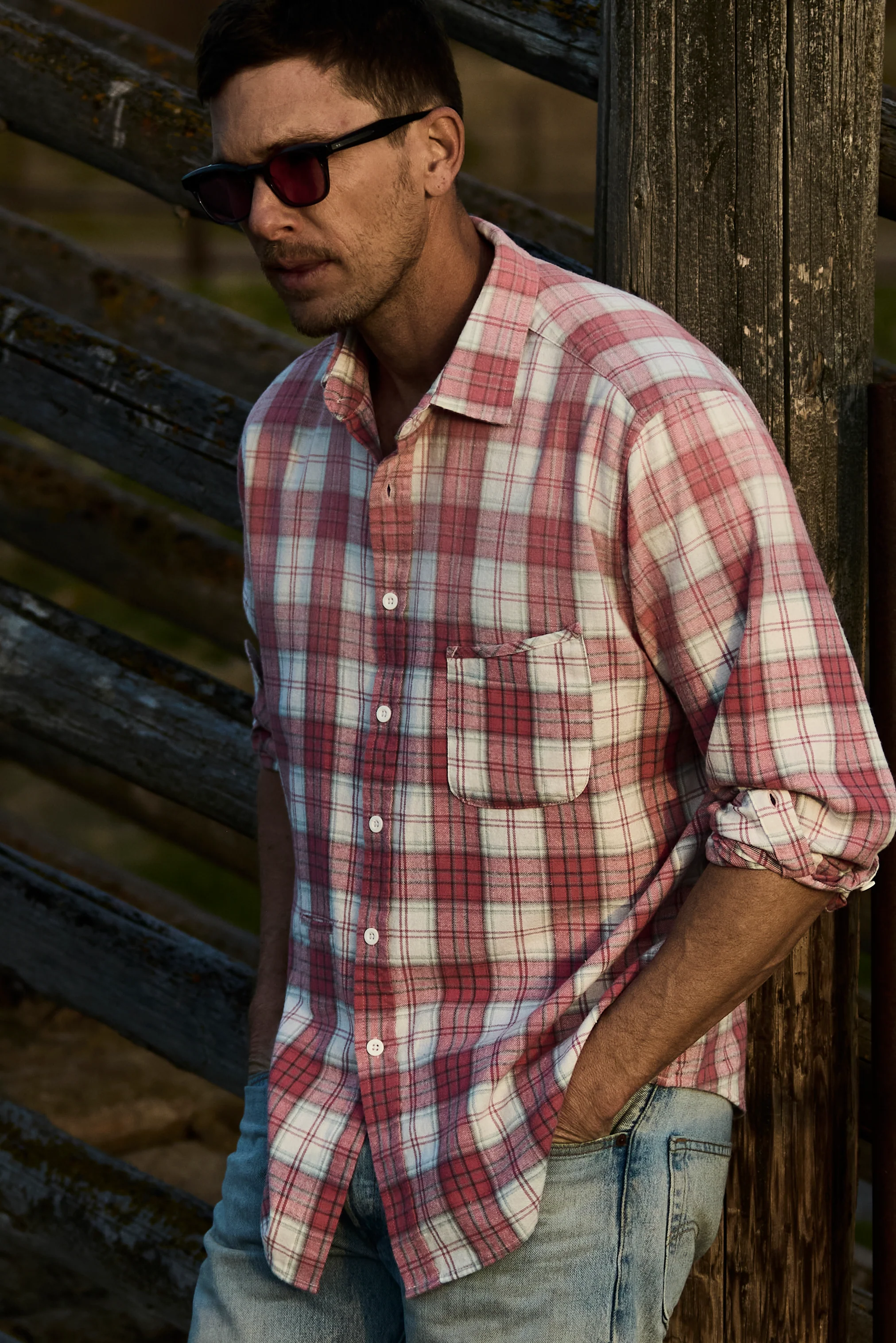 Sun Faded Flannel Shirts - Image 4