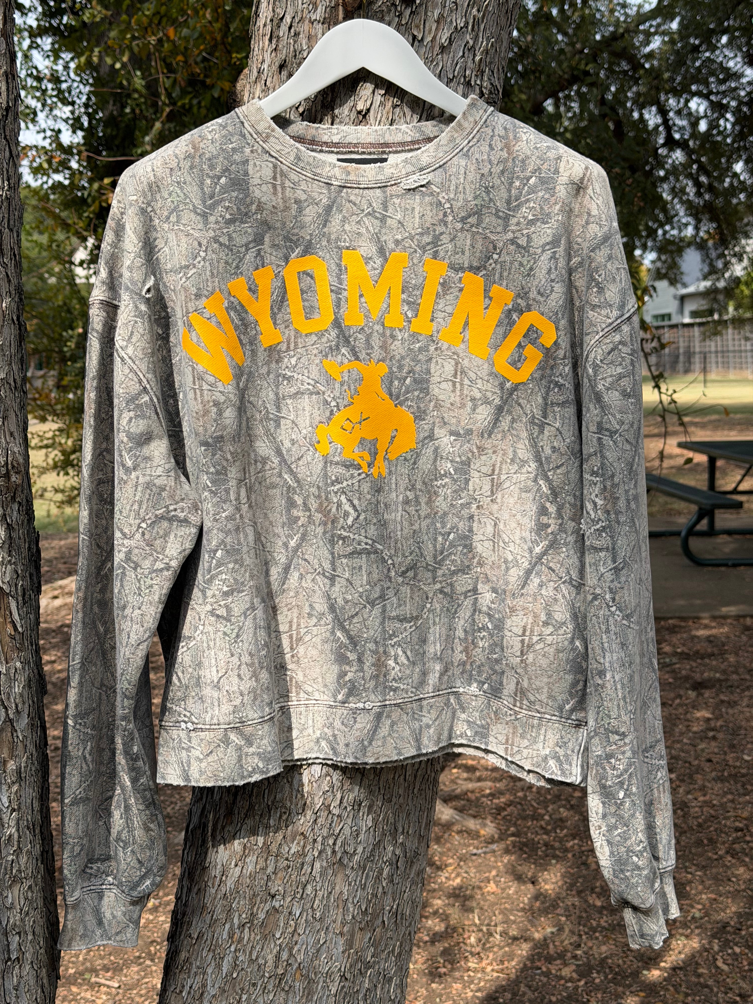 Distressed Camo Crewneck - Image 3
