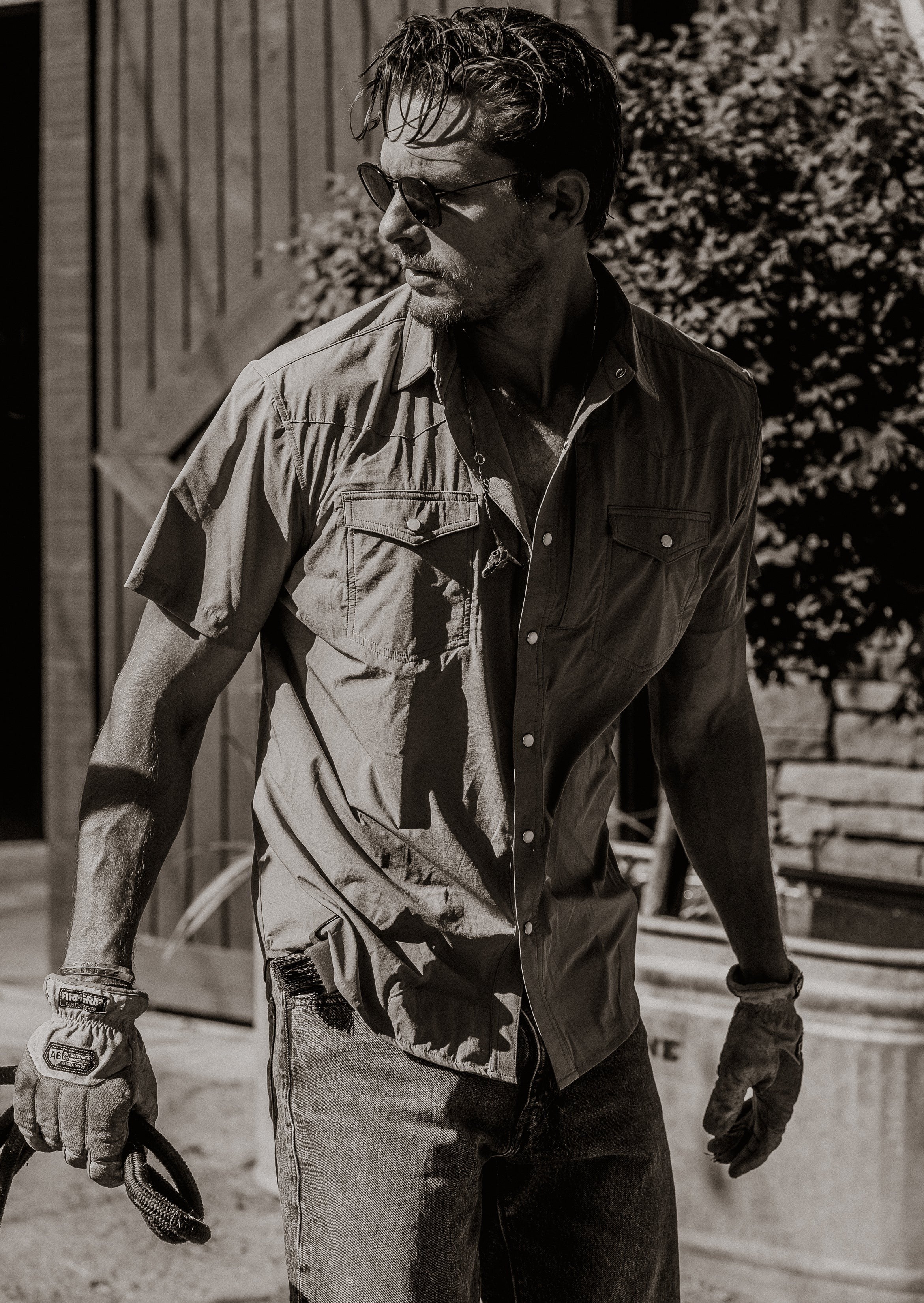 Short Sleeve Cowboy Shirt - Image 13