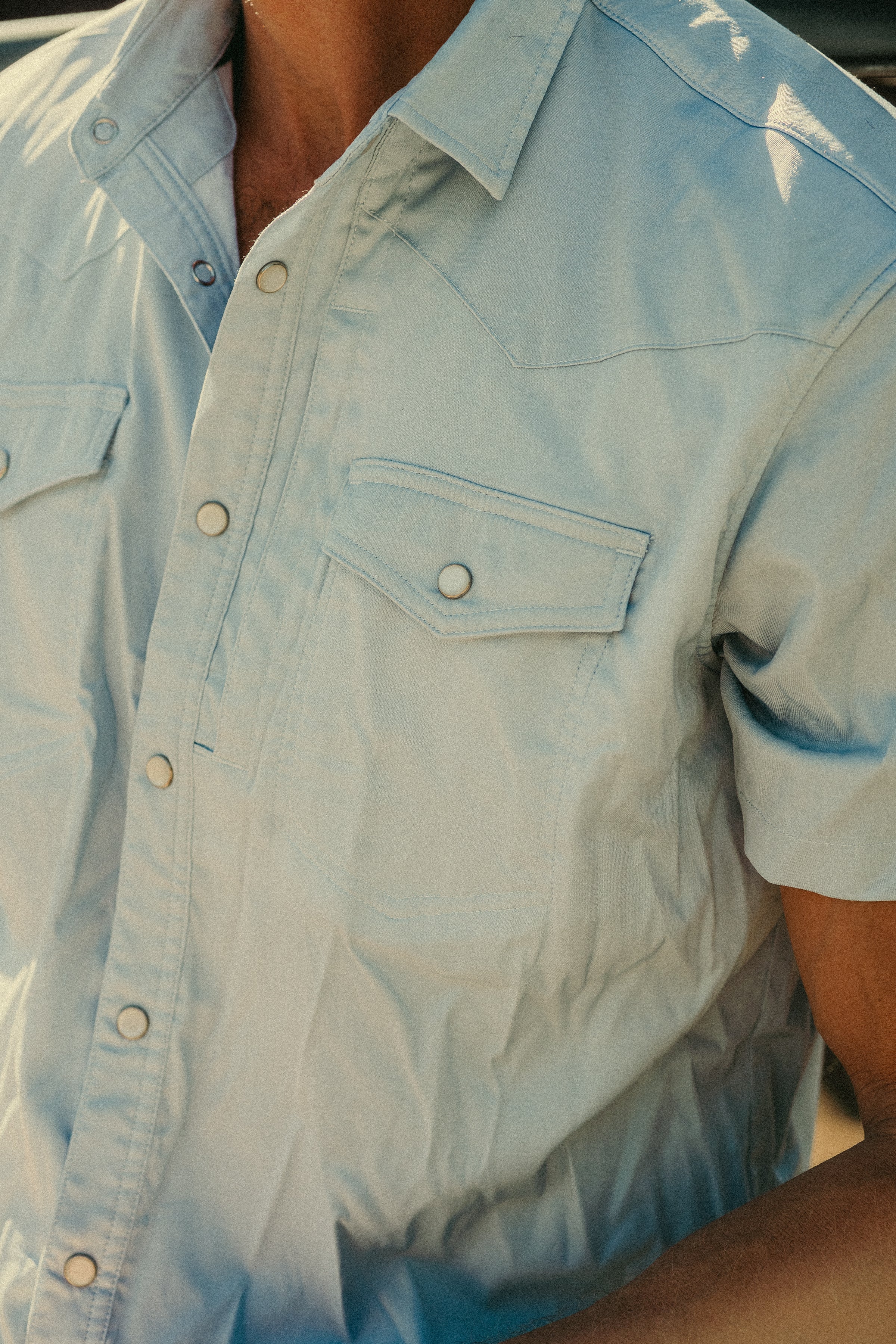 Short Sleeve Cowboy Shirt - Image 3