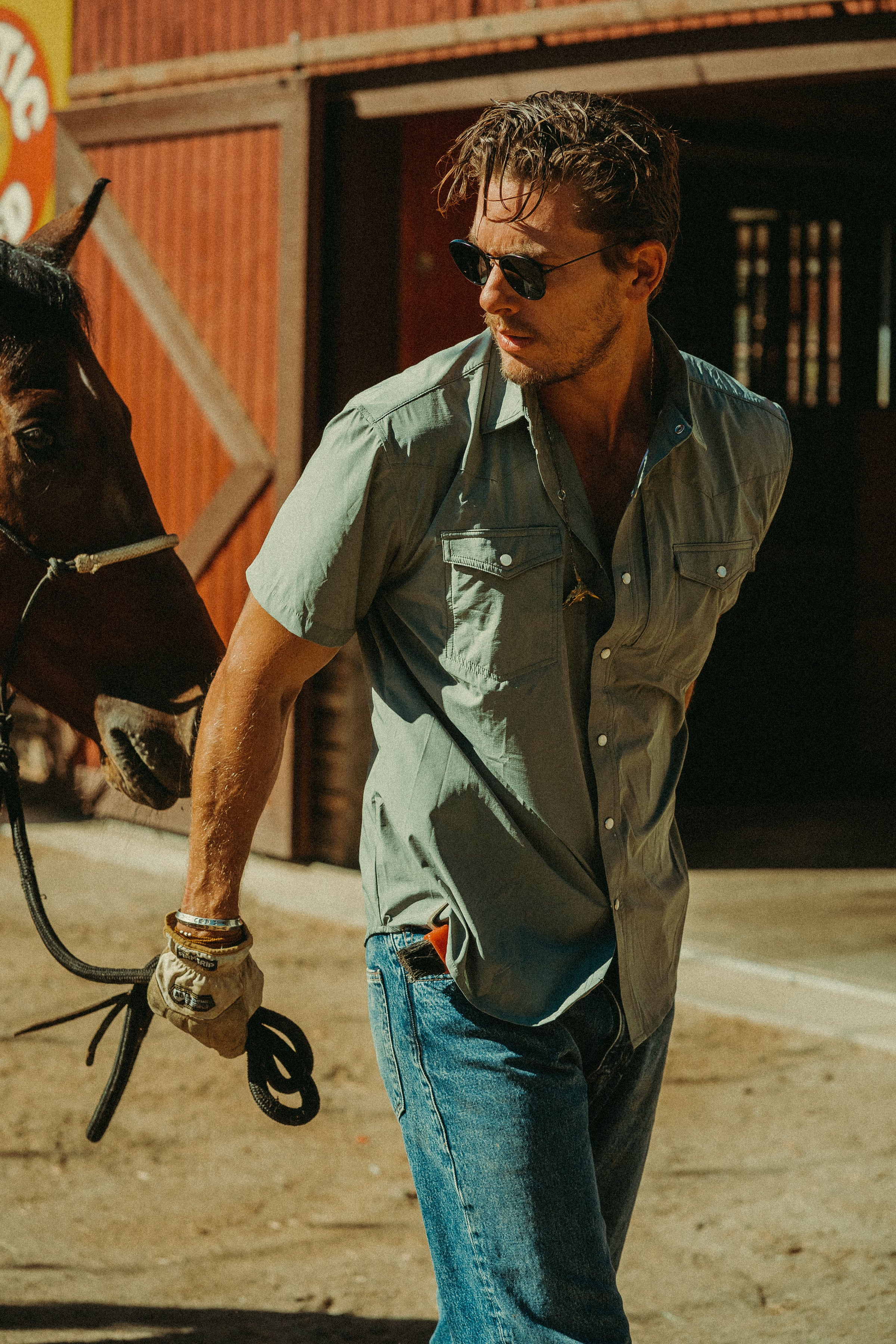 Short Sleeve Cowboy Shirt - Image 5