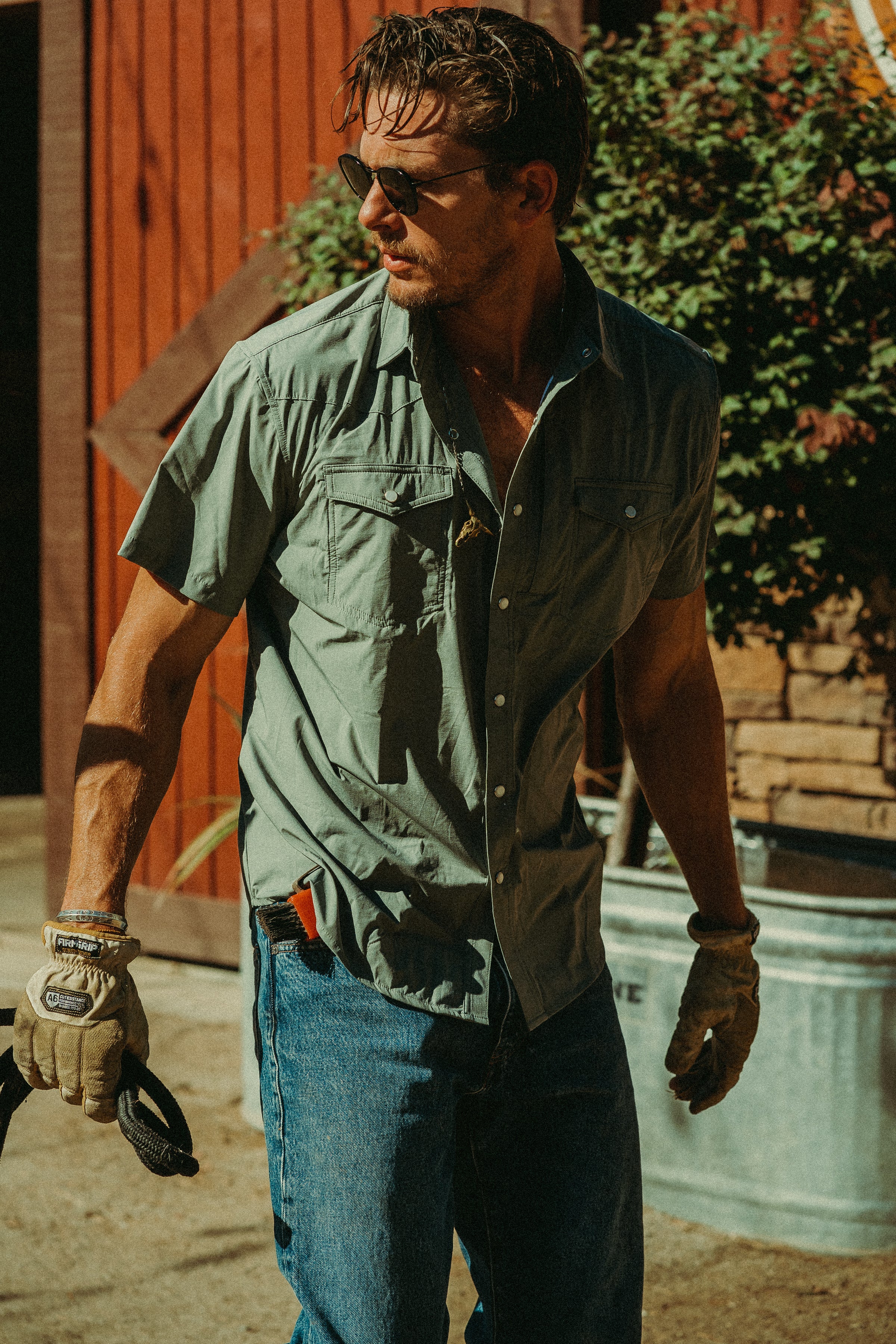 Short Sleeve Cowboy Shirt - Image 6