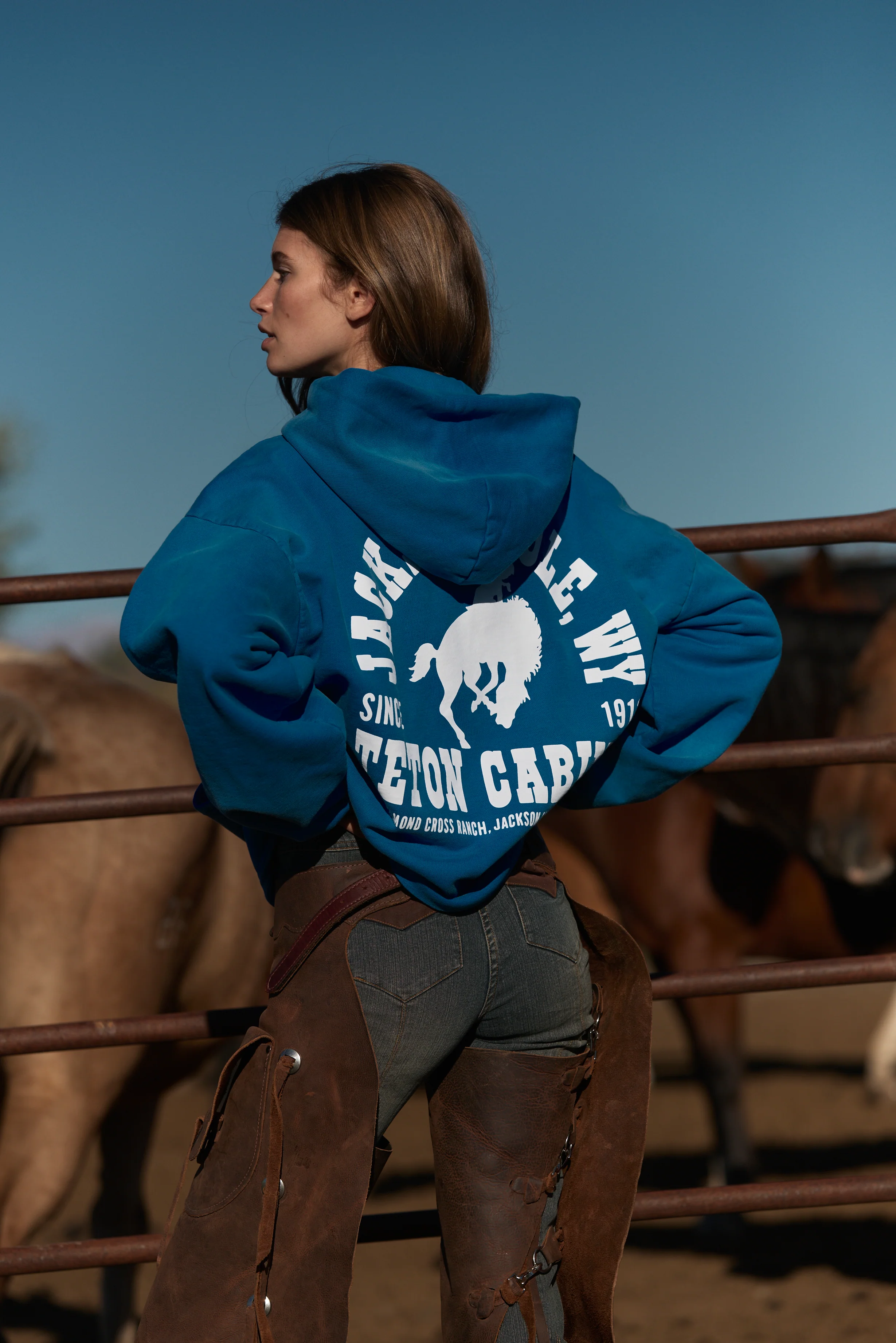 Sun Faded Buckin Hoodie - Image 6