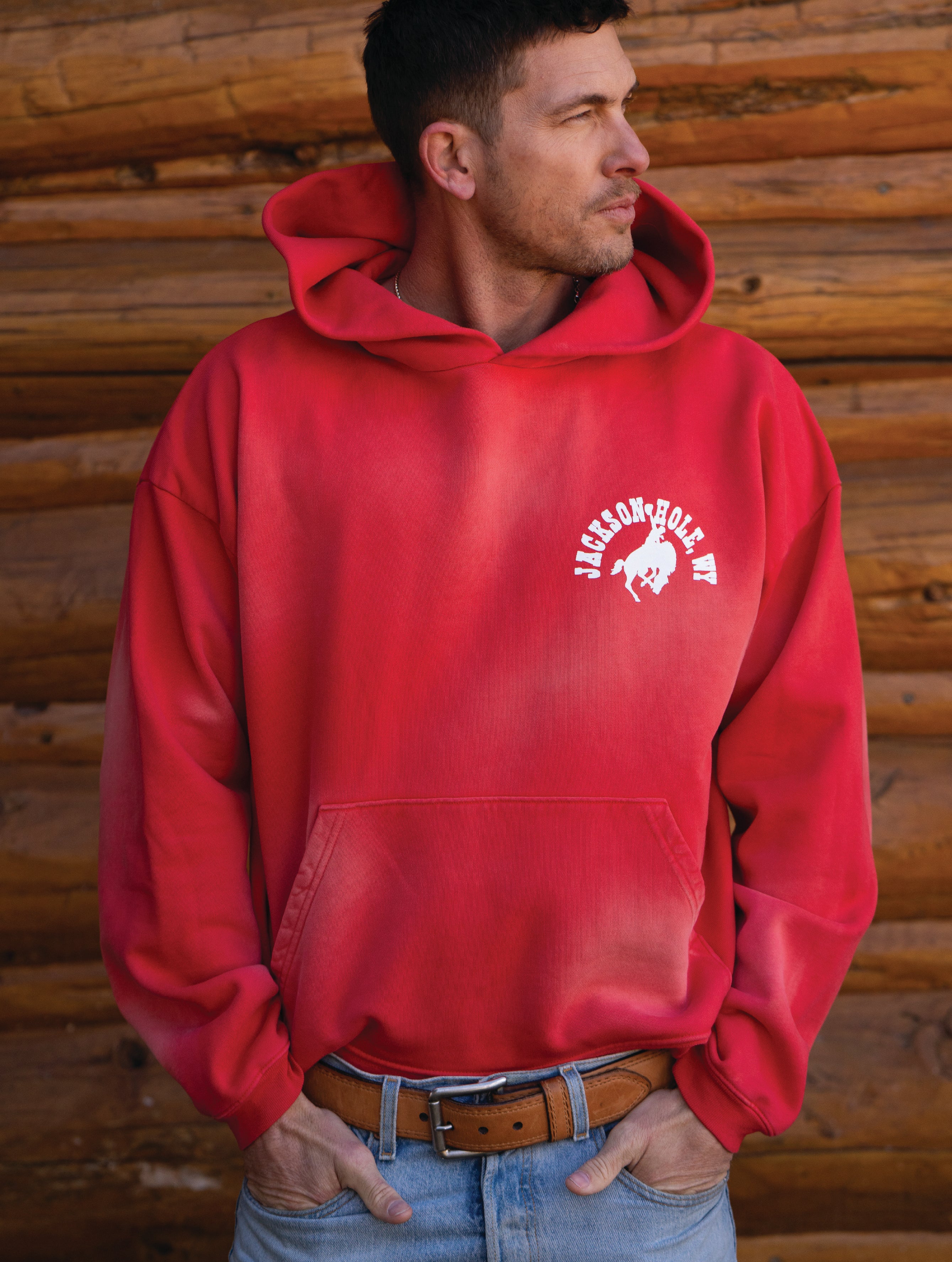 Sun Faded Buckin Hoodie - Image 7