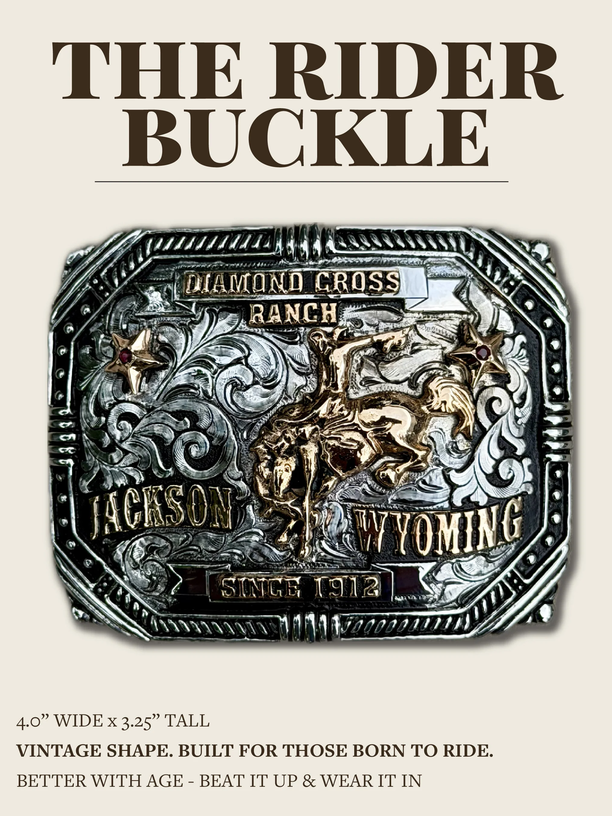 Vintage Cowboy Buckles - Image 3